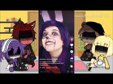 FnaF reacts to Tik Tok cosplay #2 | fnaf gacha | Best FNAF react Compilation 2020 !!!