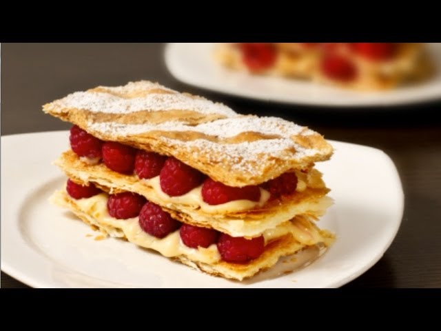 Raspberry Mille Feuille | Home Cooking Adventure