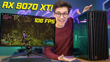 The PERFECTLY BALANCED RX 9070 XT Gaming PC Build! W/ Gameplay Benchmarks | AD