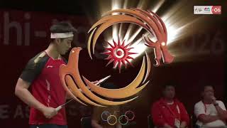 [FULL] Singapore's Loh Kean Yew faces new world no.1 Vitidsarn in historic final | Asian Games 2026 screenshot 1