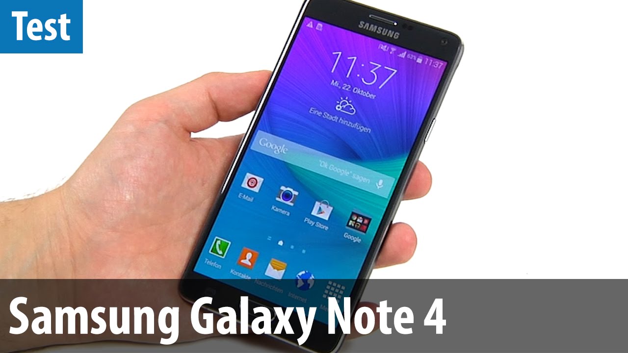 Samsung Galaxy Note 4 im PC-WELT-Test | deutsch / german