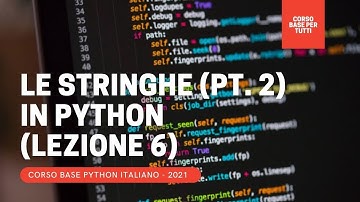 6. Come usare il carattere \ per cambiare le STRINGHE (CORSO BASE PYTHON COMPLETO ITA 2021)