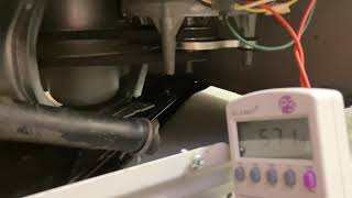 Frigidaire Multimatic Belt Adjustment Testing using a Kill-a-Watt meter