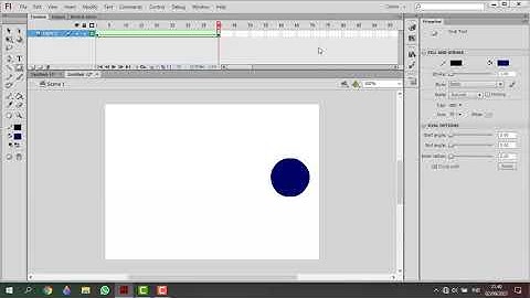 Shape Tween Pada Adobe Flash