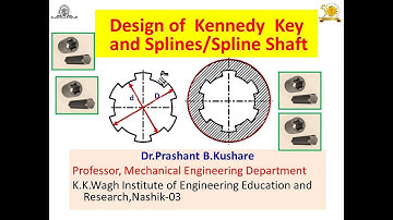Design of  Kennedy Key and Splines