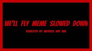 well fly meme slowed down