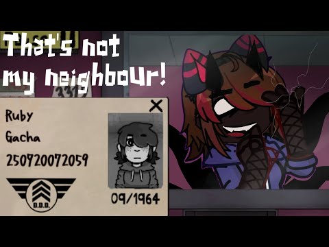 Who's Adulty McManface? | That's not my neighbour! | Gachalife2 short skit