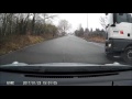 hgv doesn&#39;t see us and pulls out near miss