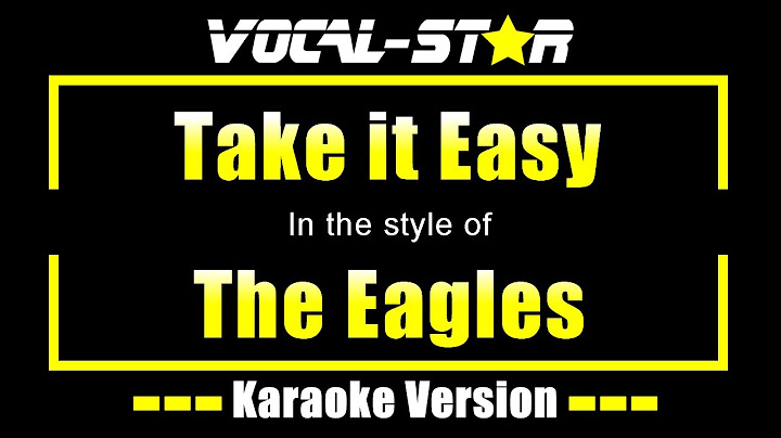 Take It Easy Instrumental version - Instrumental performance video thumbnail