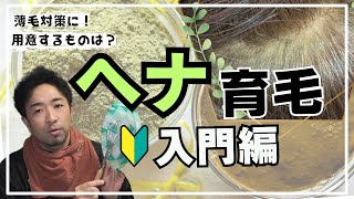 ヘナで白髪染め&薄毛対策（入門編?）やり方やヘナの育毛効果をゆるりと解説