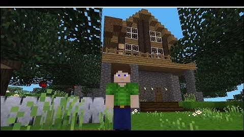 Making the Wooden House From the Minecraft Construction Handbook in Minetest PART 4 (FINAL)