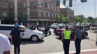 Worcester Ma Funeral procession 6-10-2021 pt 2