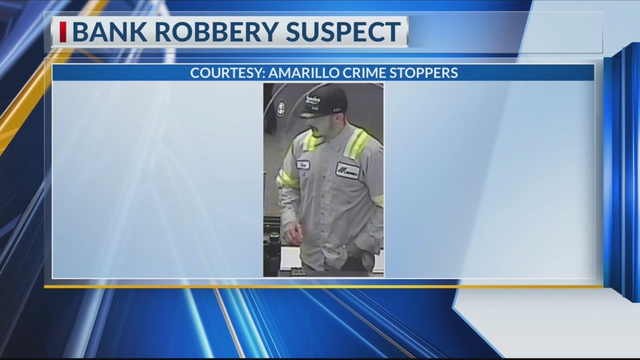 Amarillo Police searching for suspect in Chase Bank robbery - YouTube