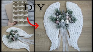 BEAUTIFUL NEW YEAR DECOR ON THE DOOR-FROM EGG TRAYS \ #INTERIORDECOR #DIY