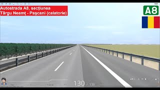 Premiera proiectului autostrada A8, secțiunea Târgu Neamț - Paşcani (calatorie) - Trainz 2019