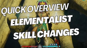 Aion 2 - Elementalist Skill Changes - Quick Overview