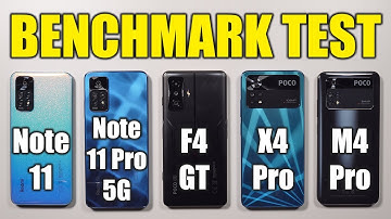 Xiaomi Redmi Note 11, Note 11 Pro 5G / Poco F4 GT, X4 Pro, M4 Pro 🔥 Benchmark Test ⚡