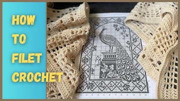 How to Filet Crochet  (Vintage crochet)
