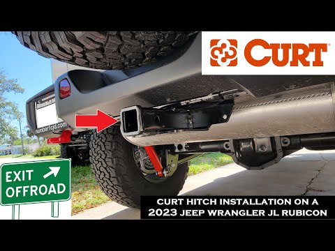 Recovery Point and Bike Mount Hitch for 2023 Jeep Wrangler JL Rubicon 