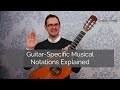 Guitar-Specific Musical Notation Explained - Symbols, Words, and Lines image