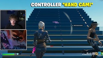 Reet SHOWS His NEW Controller Hand CAM! in Buildfights 1v1!