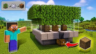 Minecraft’s Easiest Wood Farm! 🌳🔥 | Easy Automatic Wood Farm Tutorial