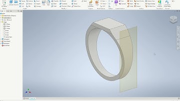 Autodesk Inventor Jewellery - Signet Ring