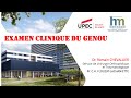 Examen clinique du genou