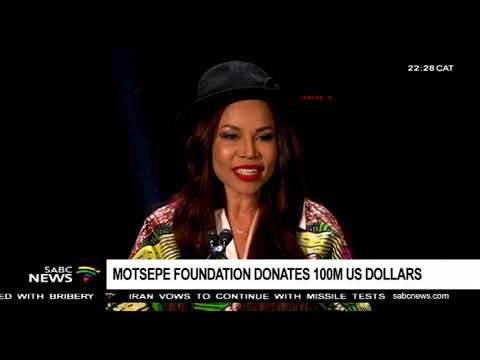 Dr Precious Moloi-Motsepe pledges a donation to the Global Citizen Festival