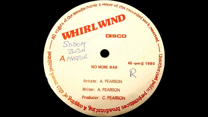 A. Pearson - No More War