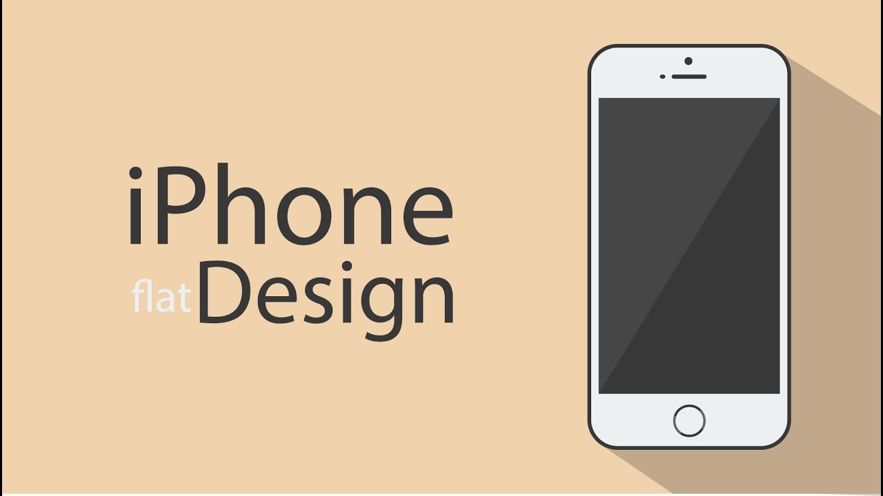 Illustrator How To Make A Simple Iphone Flat Como Fazer Um Simples Iphone Flat Youtube