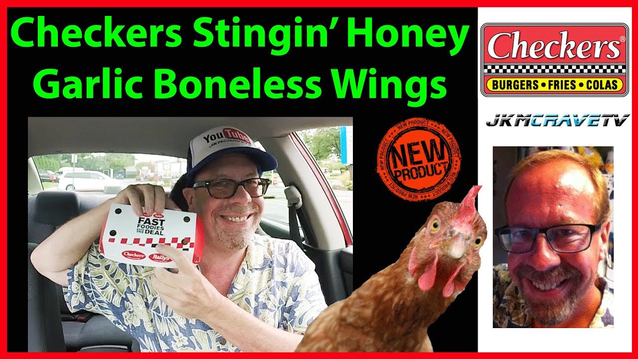 Checkers NEW Stingin' Honey Garlic Boneless Wings Review ...