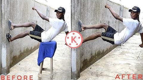 Behind the Scene of walk on wall / Vfx before and after / Edit with Kinemaster