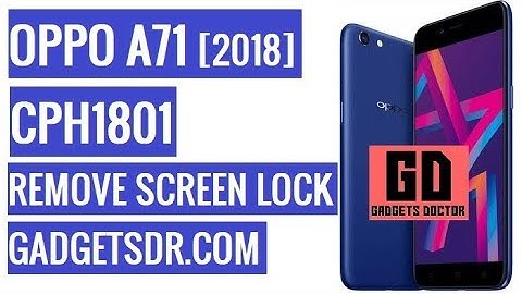 Oppo A71 CPH1801 Remove Pattern Remove Pattern, Password, Pin lock very easily with Miracle