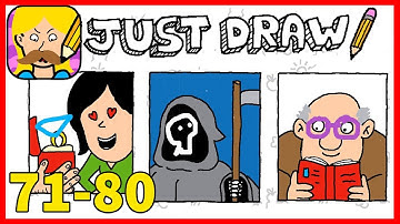 Just Draw Level 71 72 73 74 75 76 77 78 79 80 Solution or Walkthrough
