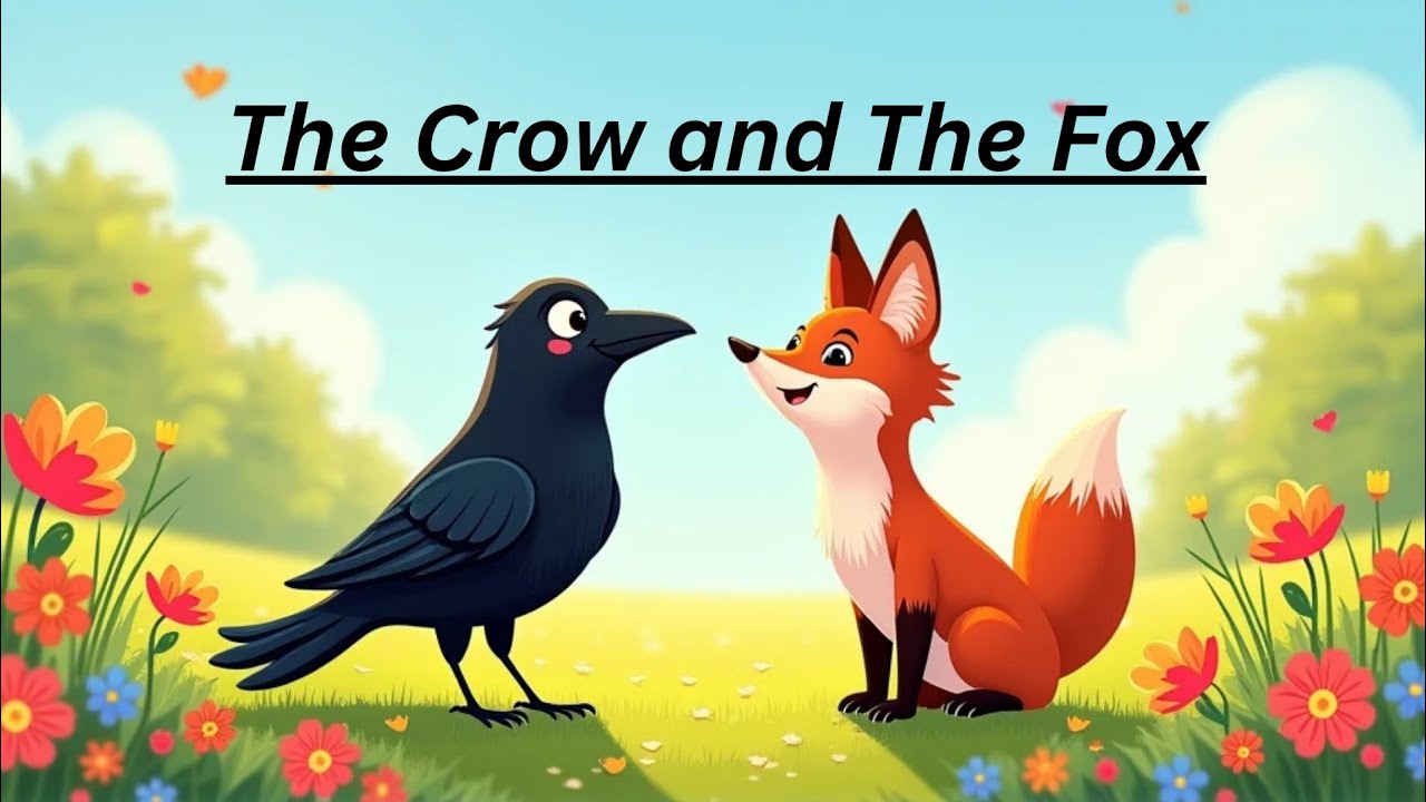 The Crow and The Fox Moral Story for kids @kidsfunzonetime #story # ...