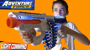 Dart Zone Adventure Force Light Command Light-Up Belt Blaster