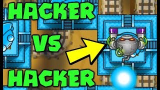 HACKER VS HACKER :: 400,000 LIVES LATEGAME! Banana Farm LIVES HACK! - Bloons TD Battles