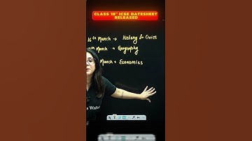 Class 10 ICSE Datesheet released !! 💯 #Class10 #Icse #Datesheet #ICSEClass10