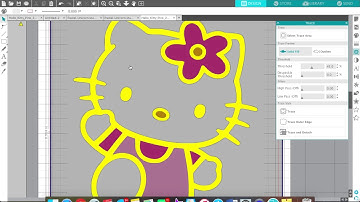 Silhouette Cameo First Trace & Background Removal - Hello Kitty