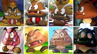 Evolution of Big & Giant Goomba Boss Battles in Super Mario Games (2000 - 2022)