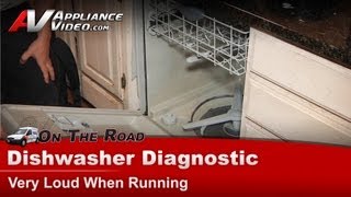 Frigidaire Dishwasher Repair  Very Loud While Running  Pump Assembly