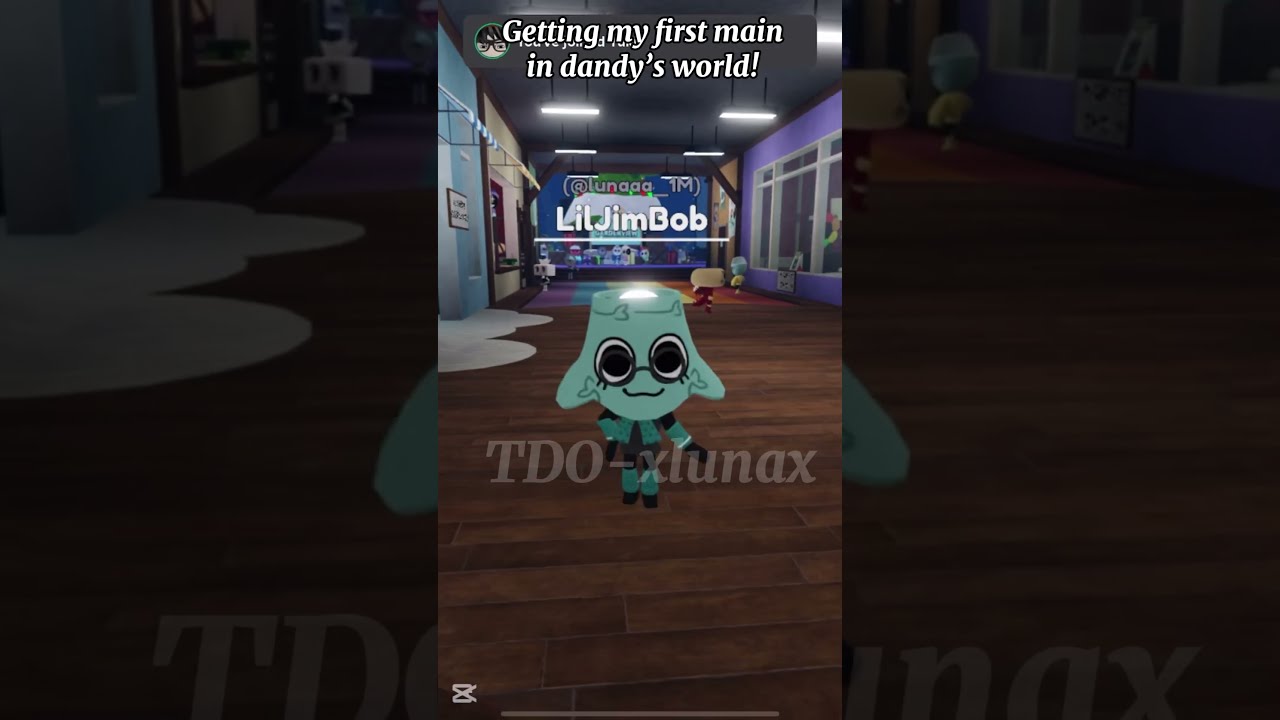 Getting My First Main In Dandy S World 0 Shorts Roblox Dandysworld