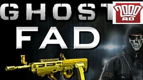 CALL OF DUTY GHOST FAD ASSAULT RIFLE GAMEPLAY PS4