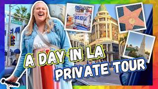We Did a Private Tour Through LA and Stopped at the Most ICONIC Spots! | Day in LA Tour