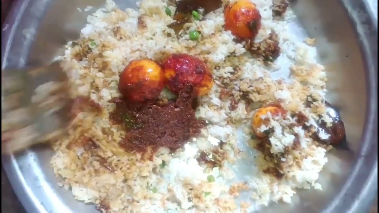 Anda biryani recipe 
