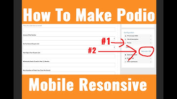 Podio For Real Estate Investors - Mobile Responsive Forms
