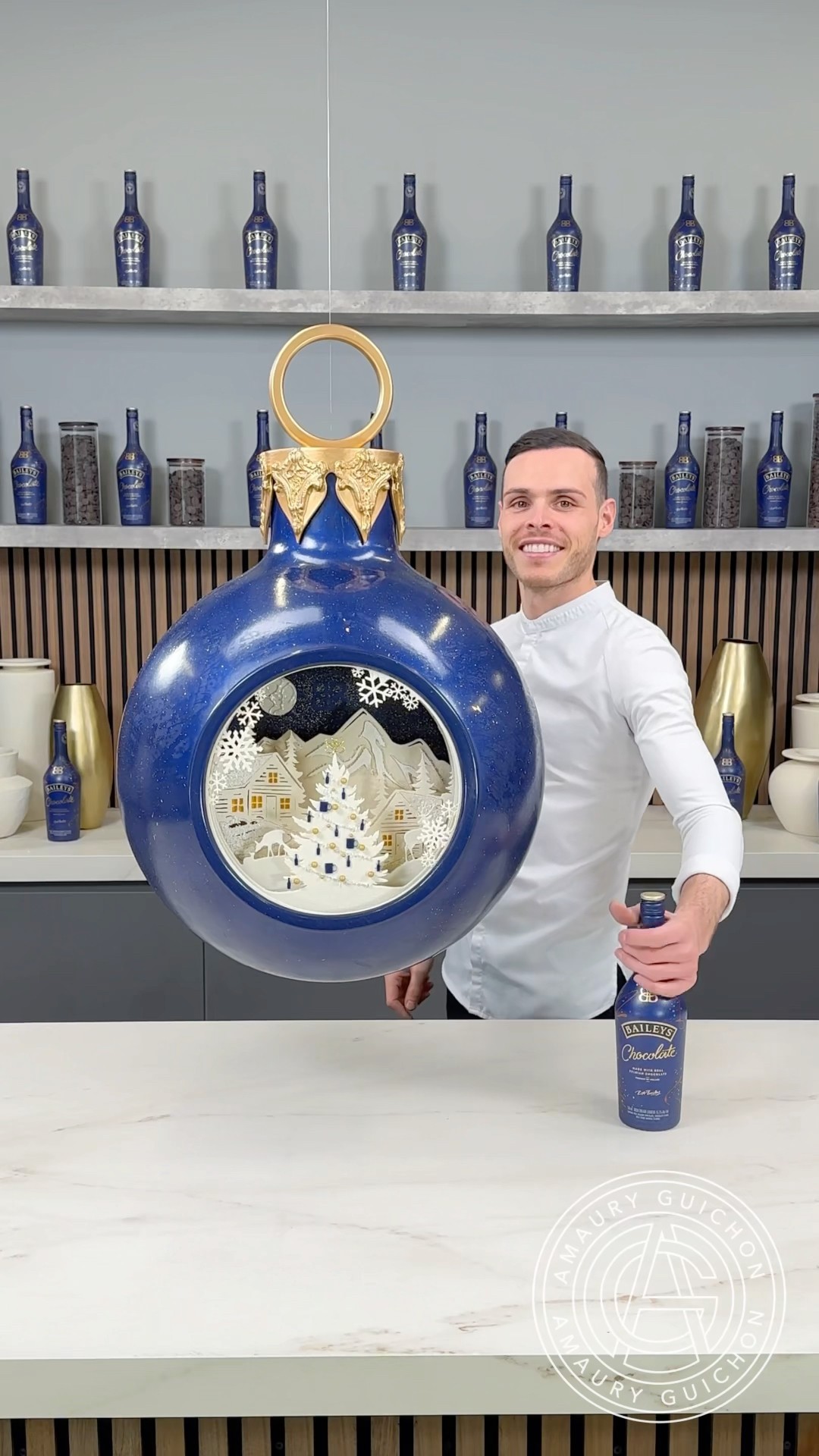 I partnered with @BaileysUSOfficial to create this ornament inspired by Baileys Chocolate!