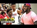 BRONNY JAMES VS EMONI BATES GETS LEBRON HYPE!! NEXT LEBRON VS NEXT KD?!