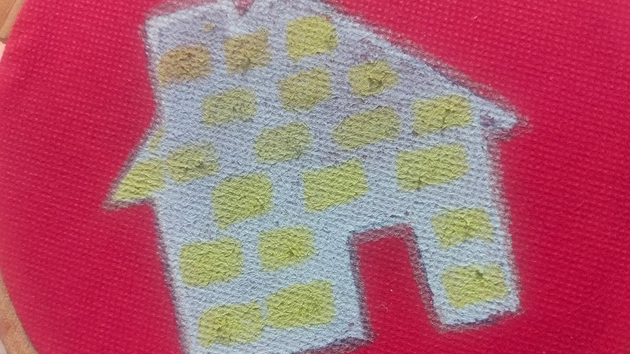 How To Paint A House For Beginners acrylic Painting diy art 